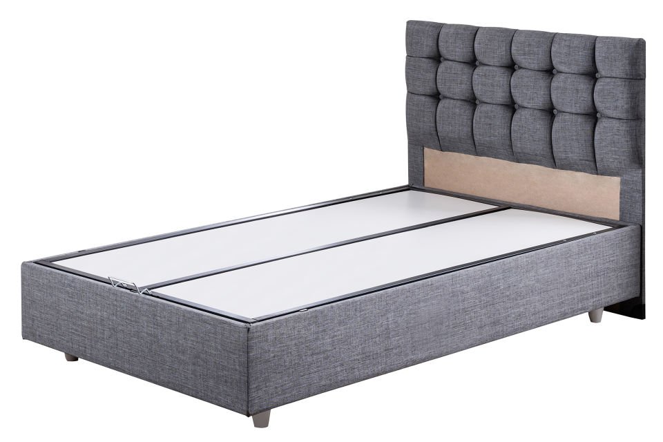 Venedik Baza Başlık Comfort Yatak Seti 100 x 200 - Gri