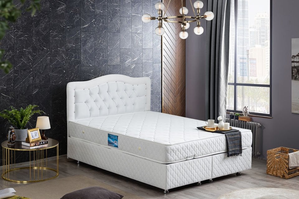 Şah Baza Başlık Ortho Soft Yatak Seti 150 x 200 - Beyaz