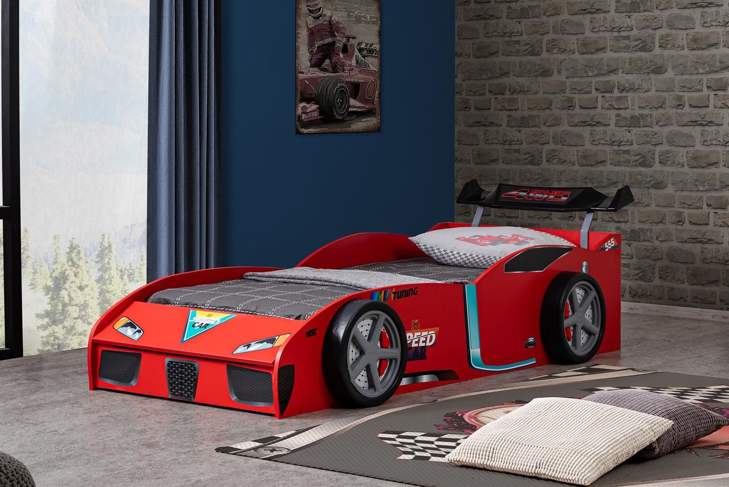 Speedy Rüzgarlıklı Sandıklı Arabalı Yatak