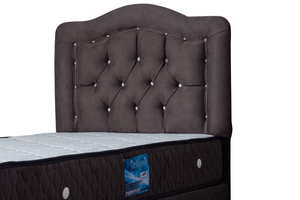 Şah Baza Başlık Ortho Soft Yatak Seti 90 x 200 - Antrasit