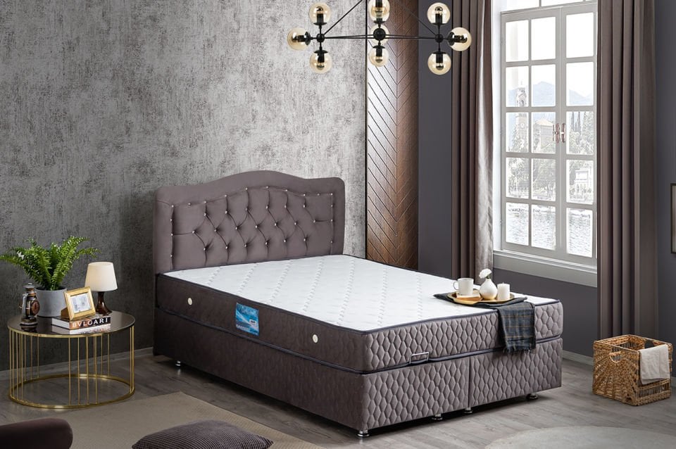 Şah Baza Başlık Ortho Soft Yatak Seti 150 x 200 - Antrasit