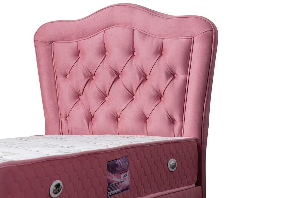 Camelli Baza Başlık Seti 90 x 190 - Pembe