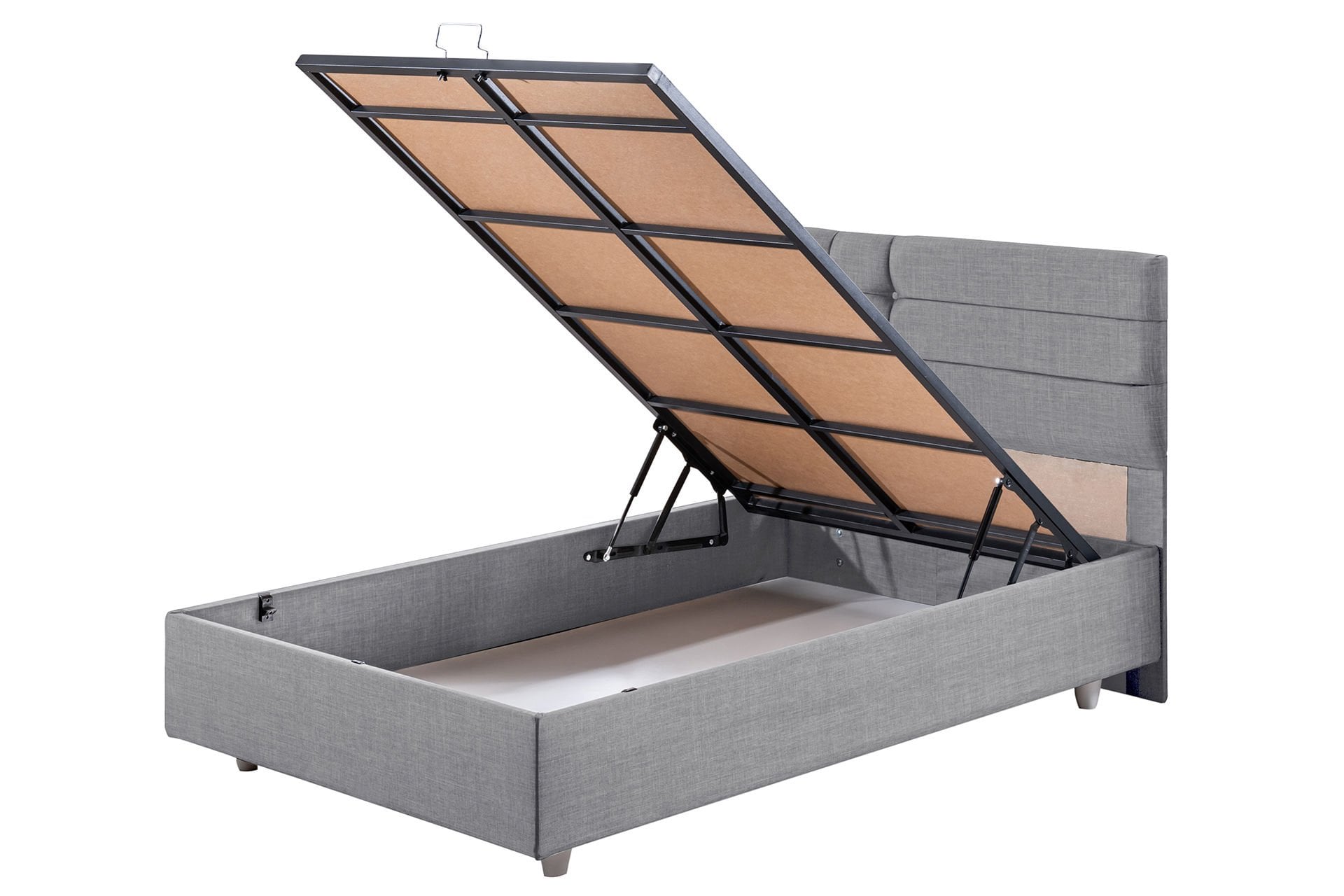 Viyana Baza Başlık Seti 120 x 200 - Açık Gri