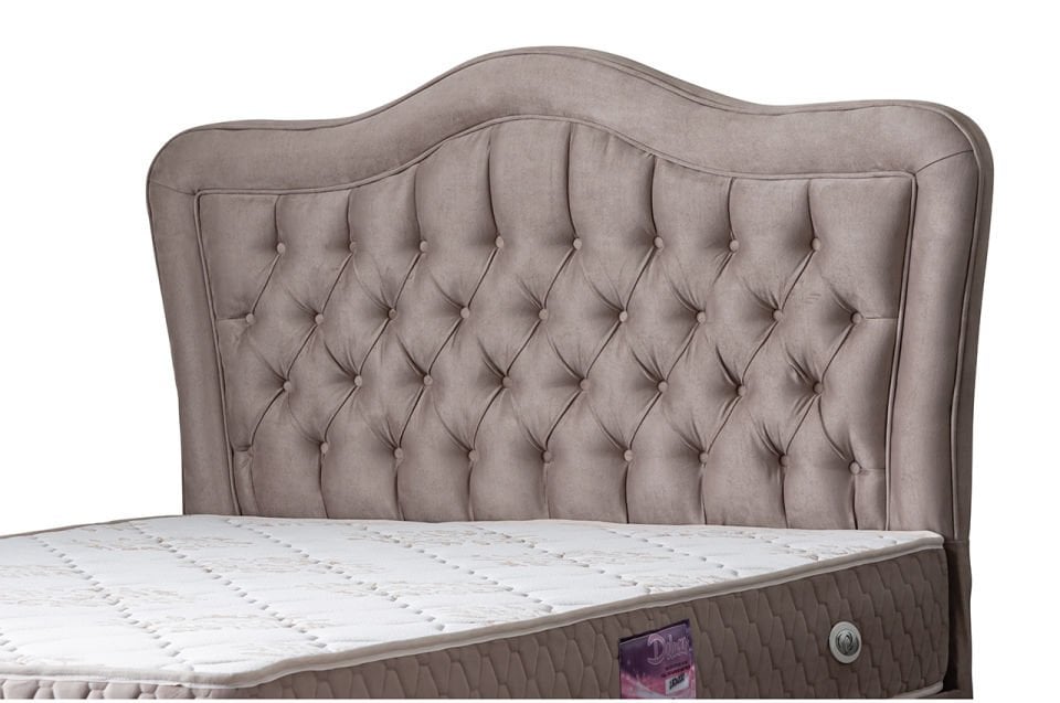 Camelli Baza Başlık Deluxe Yatak Seti 180 x 200 - Gri