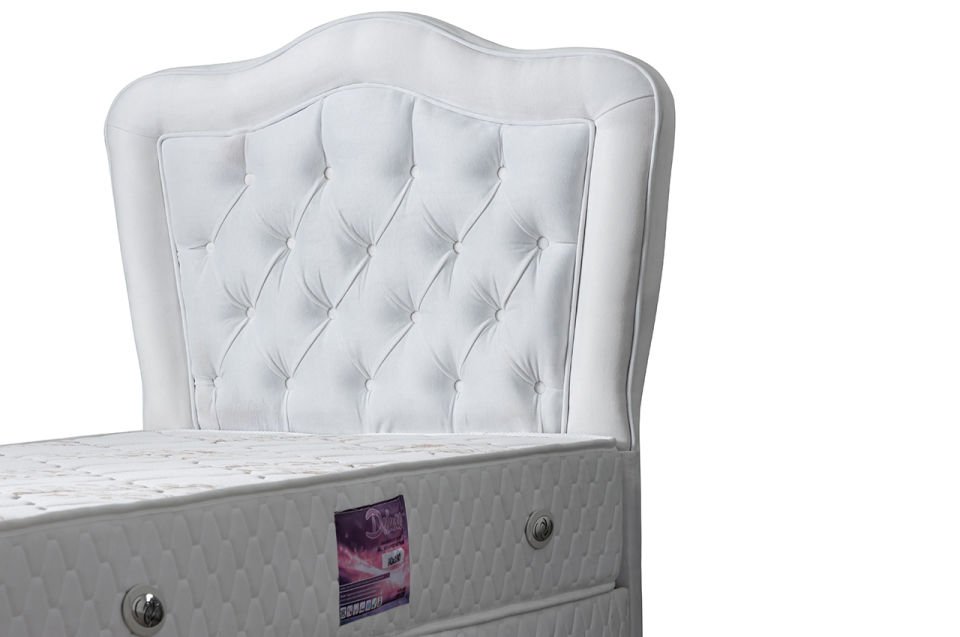 Camelli Baza Başlık Deluxe Yatak Seti 90 x 190 - Beyaz