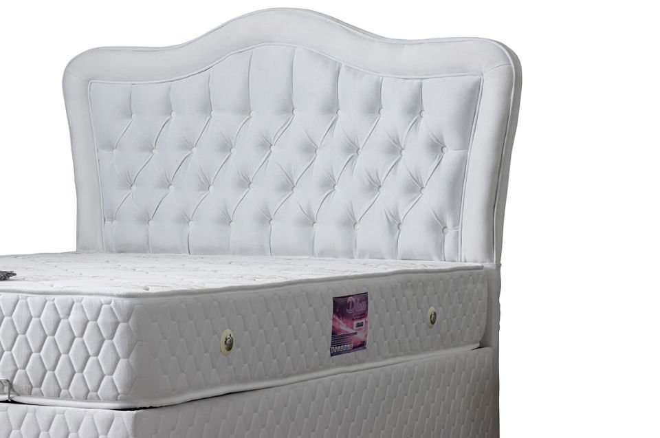 Camelli Baza Başlık Deluxe Yatak Seti 140 x 190 - Beyaz