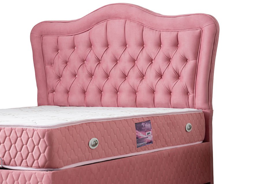 Camelli Baza Başlık Deluxe Yatak Seti 140 x 190 - Pembe