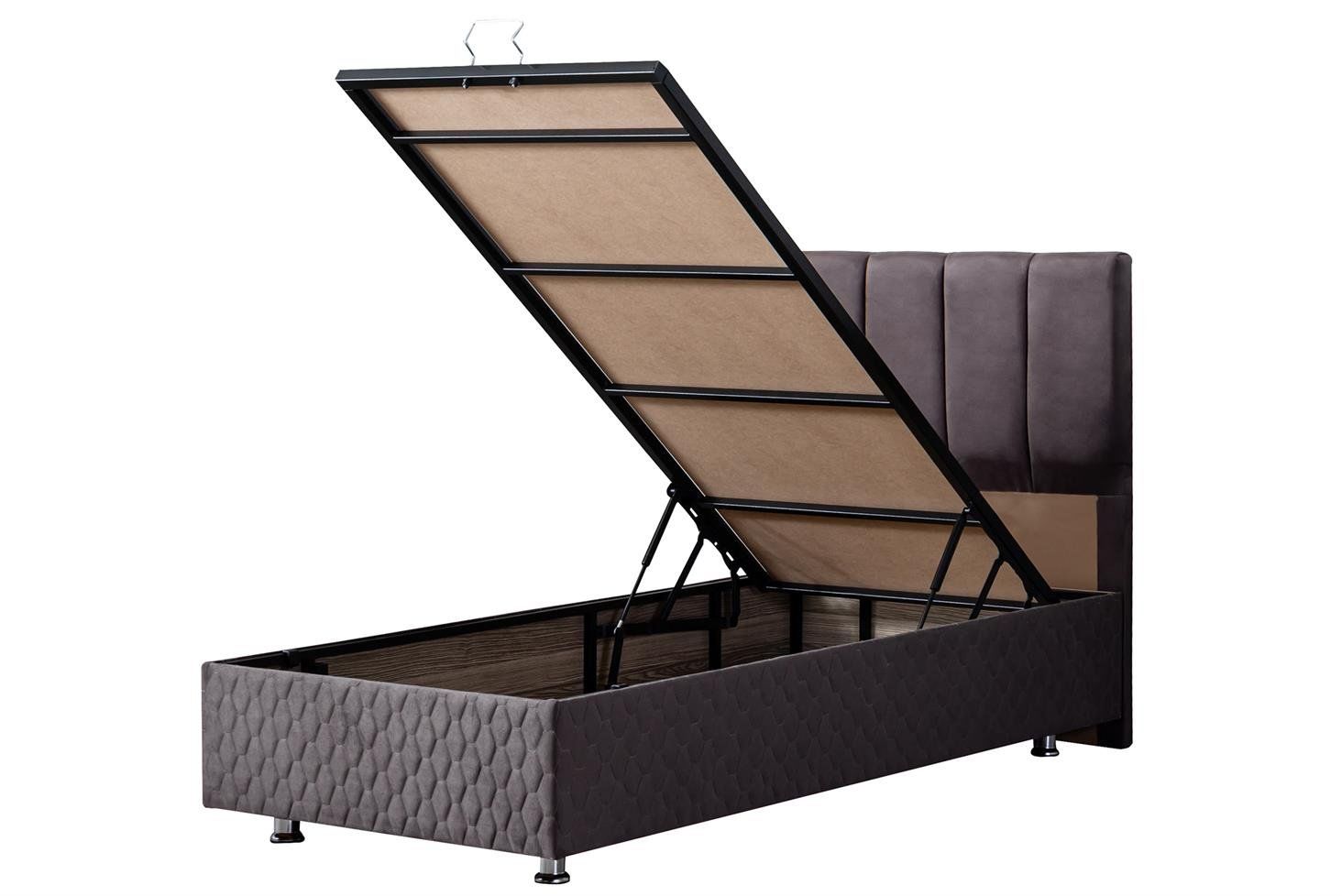 Tetra Baza Başlık Seti 90 x 190 - Antrasit