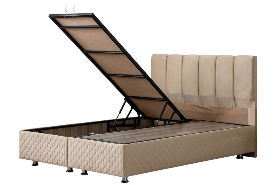 Tetra Baza Başlık Seti 160 x 200 - Bej