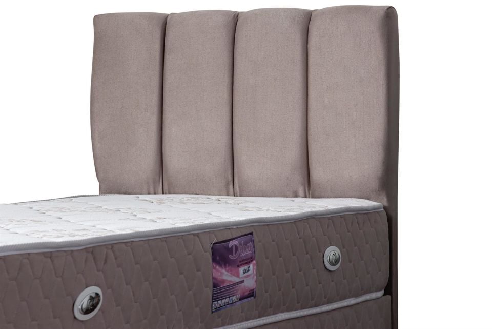 Tetra Baza Başlık Deluxe Yatak Seti 90 x 200 - Gri
