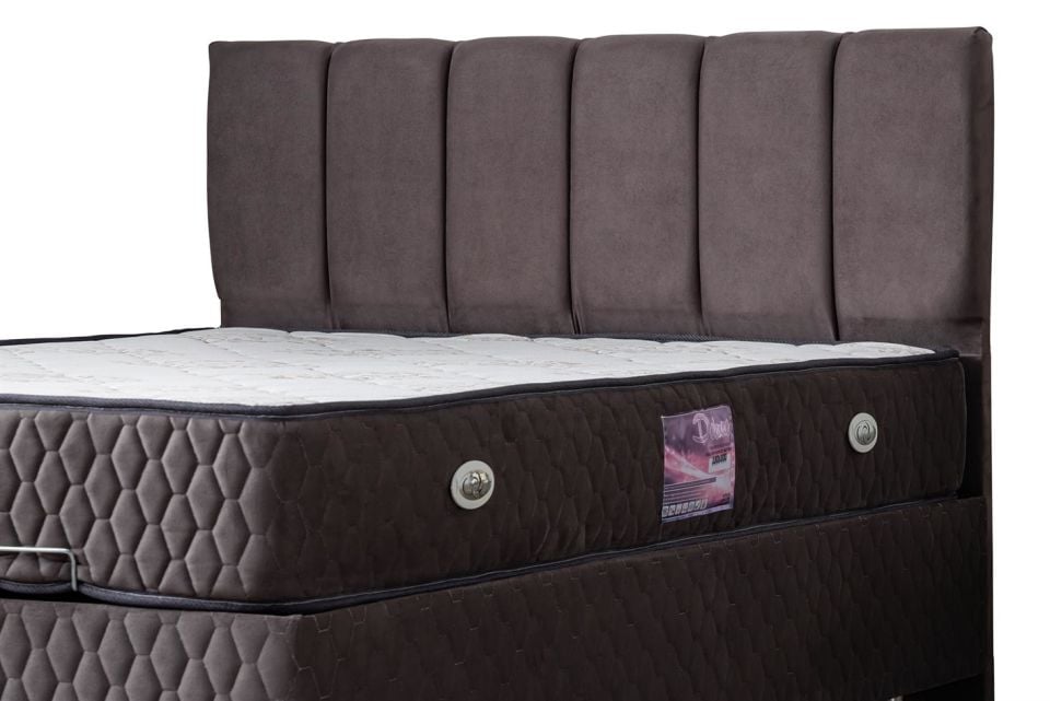 Tetra Baza Başlık Deluxe Yatak Seti 140 x 190 - Antrasit