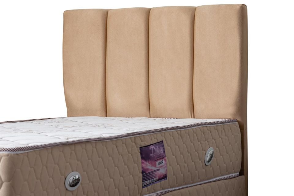 Tetra Baza Başlık Deluxe Yatak Seti 90 x 200 - Bej