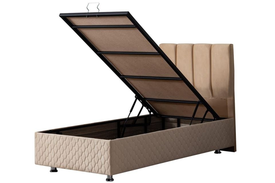 Tetra Baza Başlık Deluxe Yatak Seti 120 x 200 - Bej