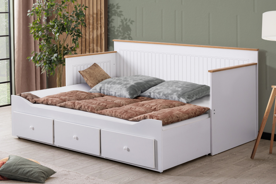 Marmaris Divan Karyola + Soft Yatak - Ceviz