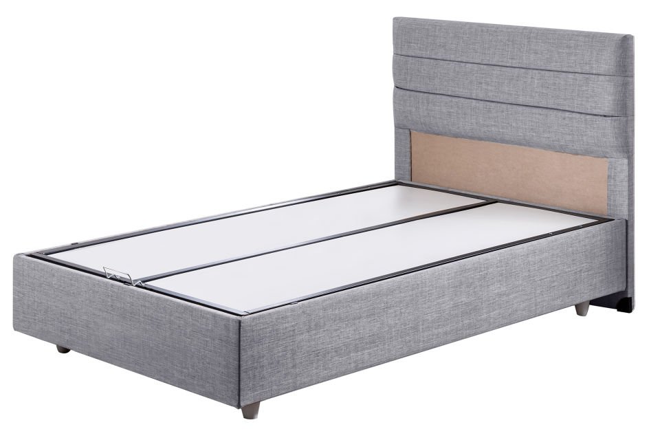 Sofia Baza Başlık Comfort Yatak Seti 90 x 200 - Açık Gri