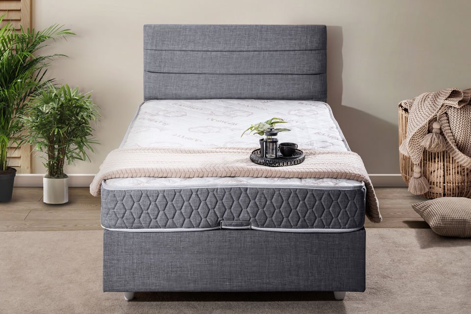 Sofia Baza Başlık Comfort Yatak Seti 120 x 200 - Gri