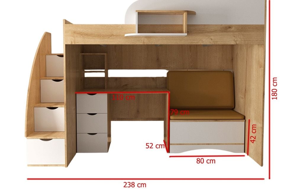 Arguvan Ranza Sandık Çalışma Masası Ceviz