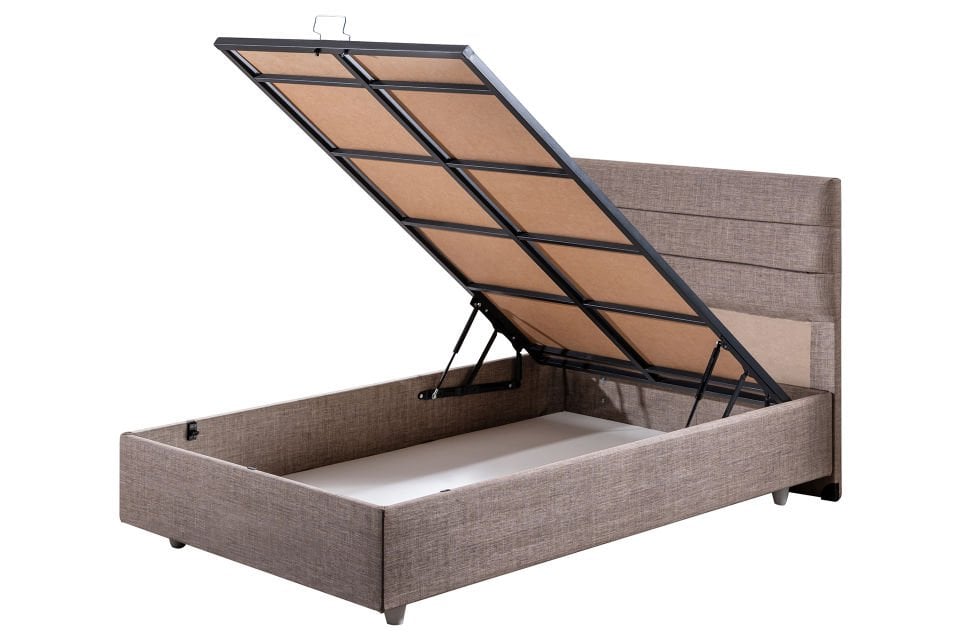 Sofia Baza Başlık Comfort Yatak Seti 120 x 200 - Kahve