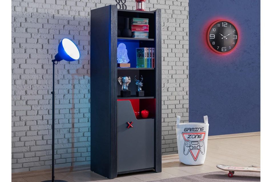 Gamer Raflı Kitaplık