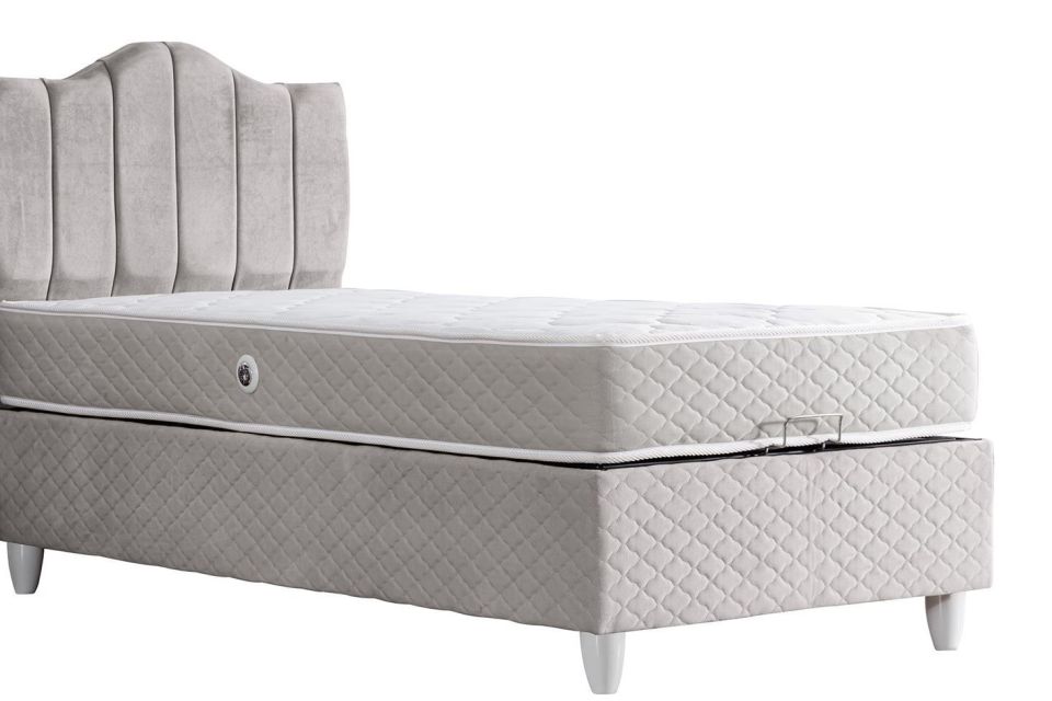 Trend Baza Başlık Letto Yatak Seti 160 x 200 - Gri