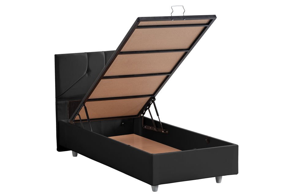 Wick Baza Başlık Letto Yatak Seti 90 x 200 - Antrasit