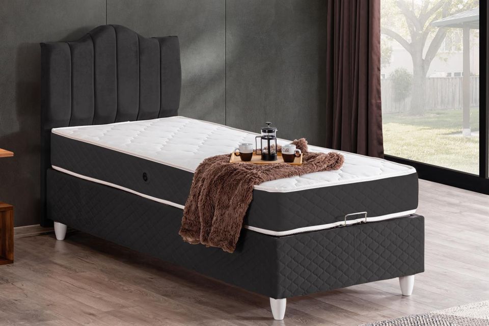 Trend Baza Başlık Letto Yatak Seti 180 x 200 - Antrasit