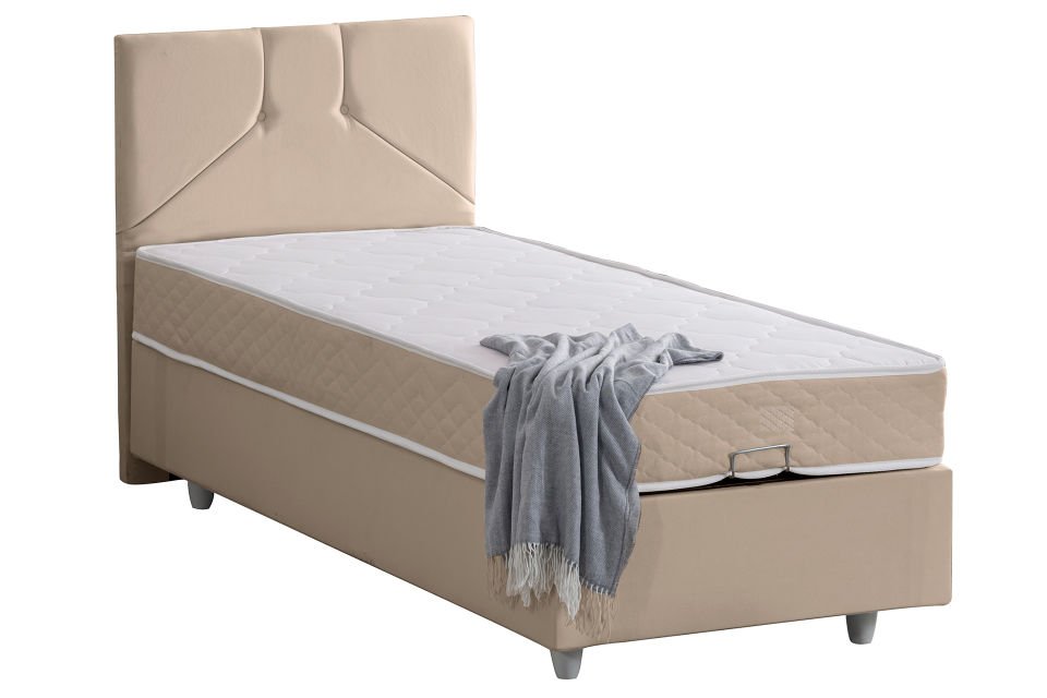 Wick Baza Başlık Letto Yatak Seti 120 x 200 - Bej