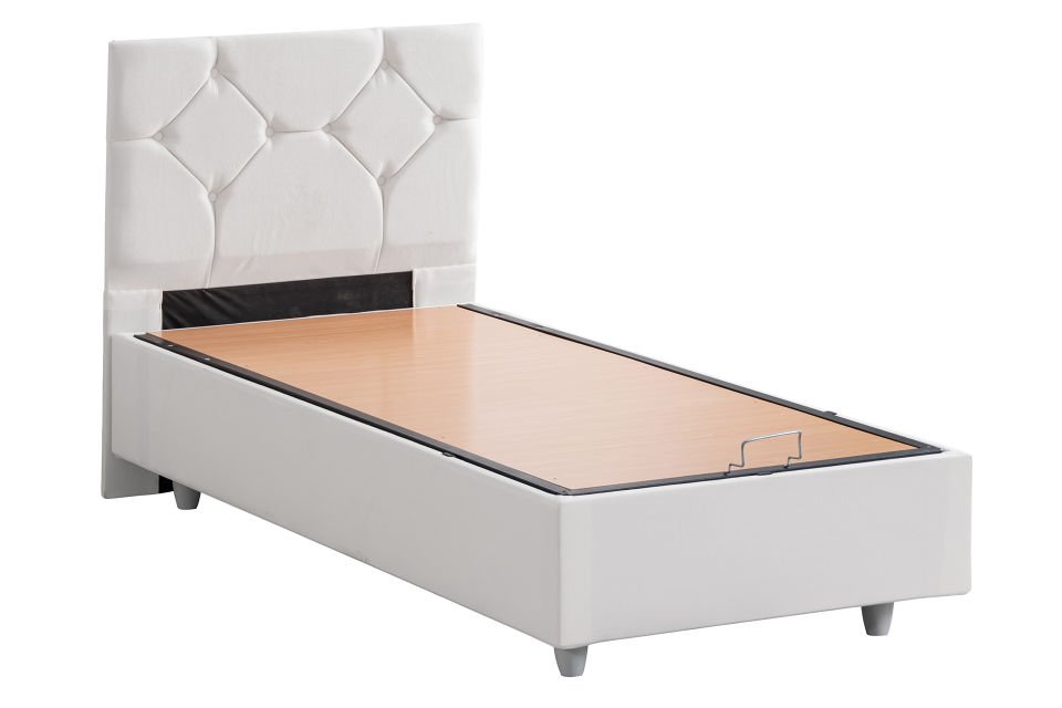 Glamis Baza Başlık Seti 90 x 190 - Beyaz