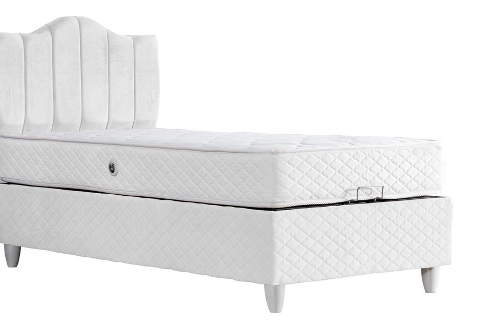 Trend Baza Başlık Letto Yatak Seti 150 x 200 - Beyaz