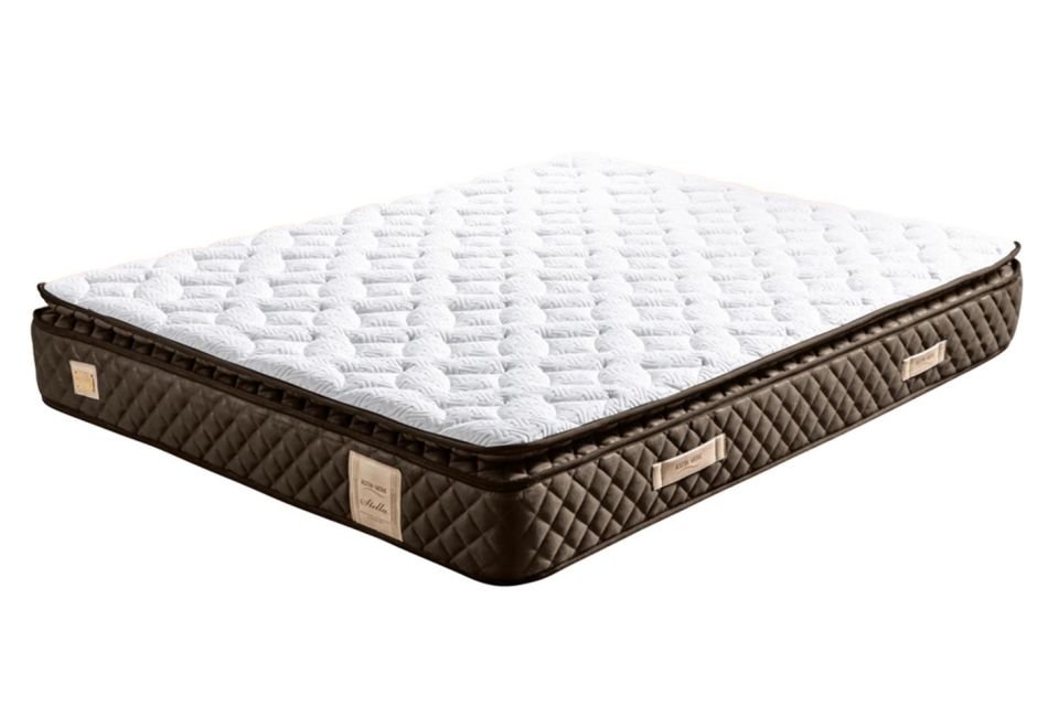 Stella Pedli Ortopedik Yaylı Yatak Koyu Kahverengi - 150x200