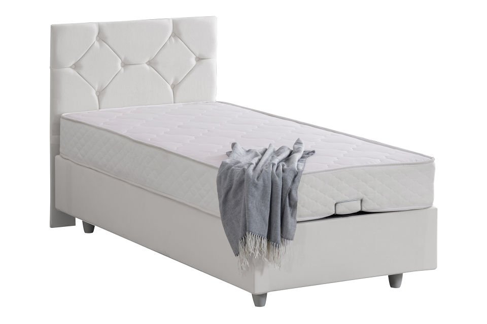 Glamis Baza Başlık Letto Yatak Seti 120 x 200 - Beyaz