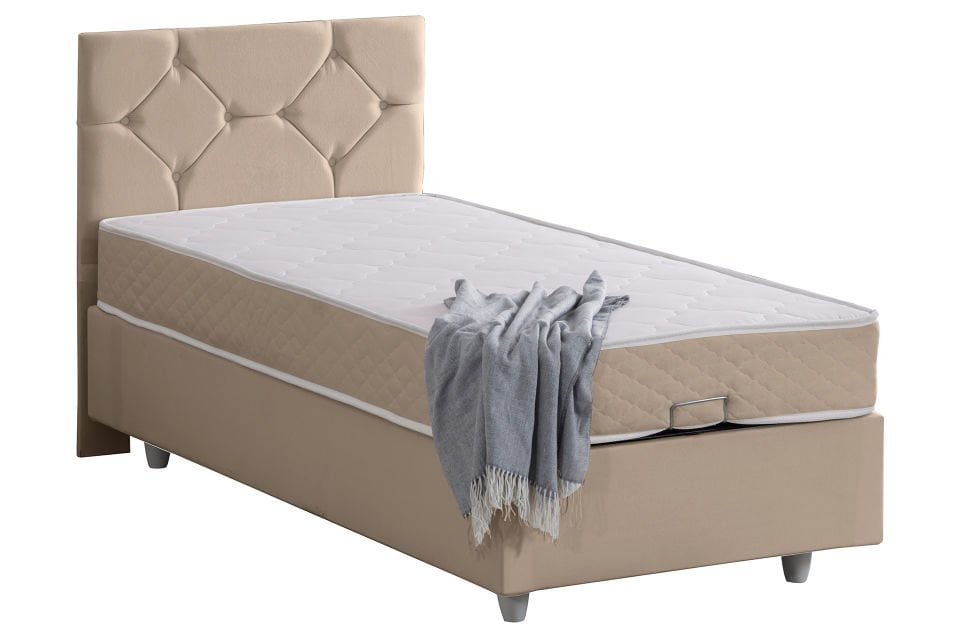Glamis Baza Başlık Letto Yatak Seti 120 x 200 - Bej