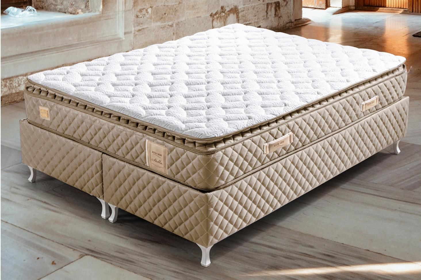 Stella Pedli Ortopedik Yaylı Yatak Bej - 100x200