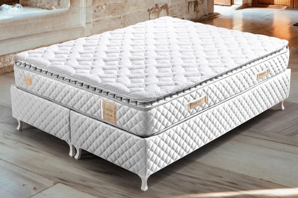 Stella Pedli Ortopedik Yaylı Yatak Beyaz - 100x200
