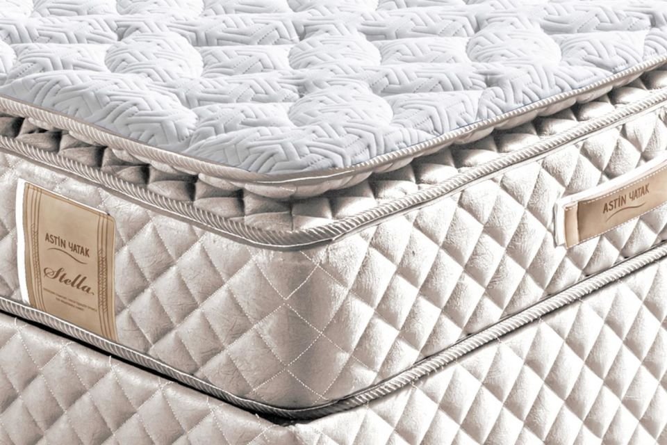 Stella Pedli Ortopedik Yaylı Yatak Krem - 90x190