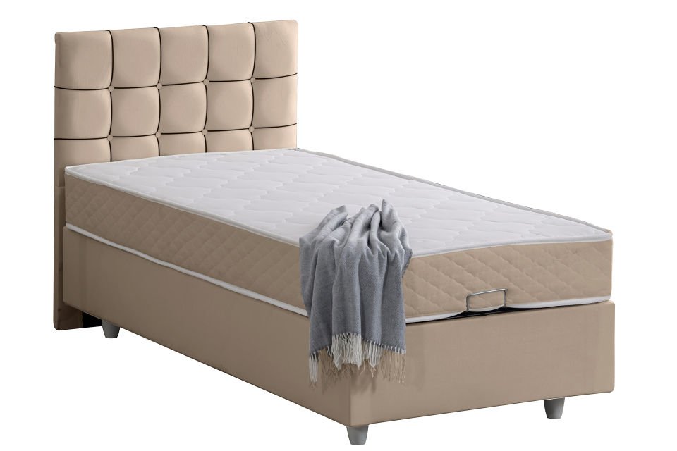 Tavira Baza Başlık Letto Yatak Seti 120 x 200 - Bej