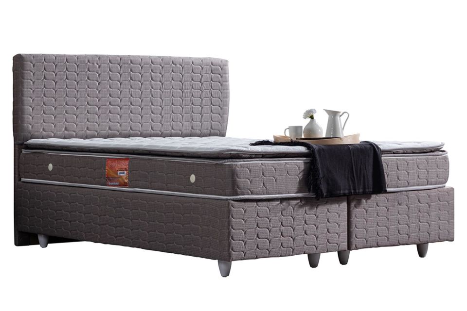 Stella Baza Başlık Real Pedli Yatak Seti 160 x 200 - Kahve