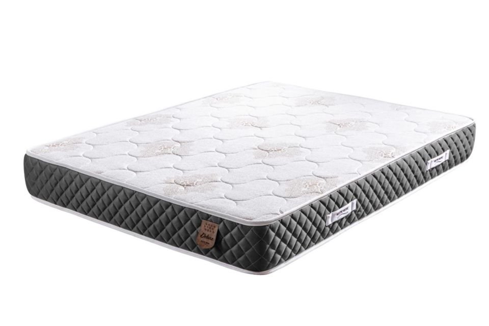 Deluxe Ortopedik Yaylı Yatak Antrasit - 140x190
