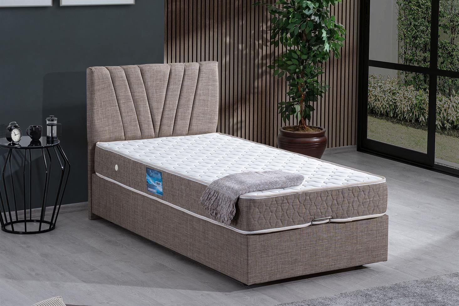 Fersa Baza Başlık Orthosoft Yatak Seti 90 x 190 - Kahve