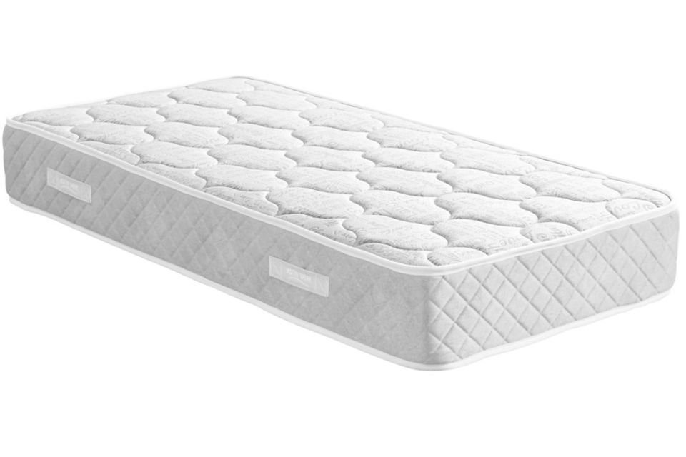 Deluxe Ortopedik Yaylı Yatak Beyaz - 90x200