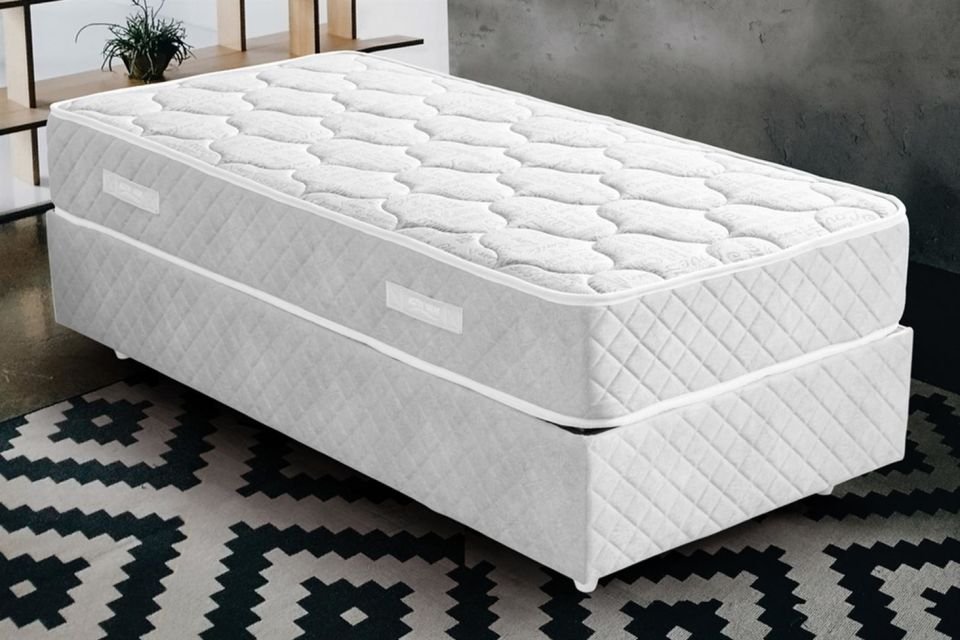 Deluxe Ortopedik Yaylı Yatak Beyaz - 90x200