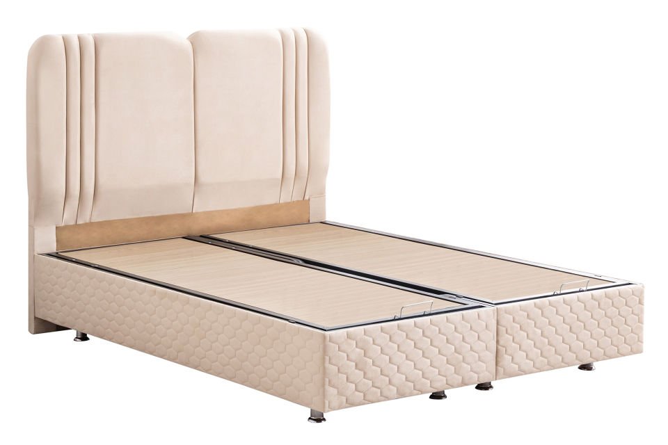 Paul Baza Başlık Orthosoft Yatak Seti 160 x 200 - Krem
