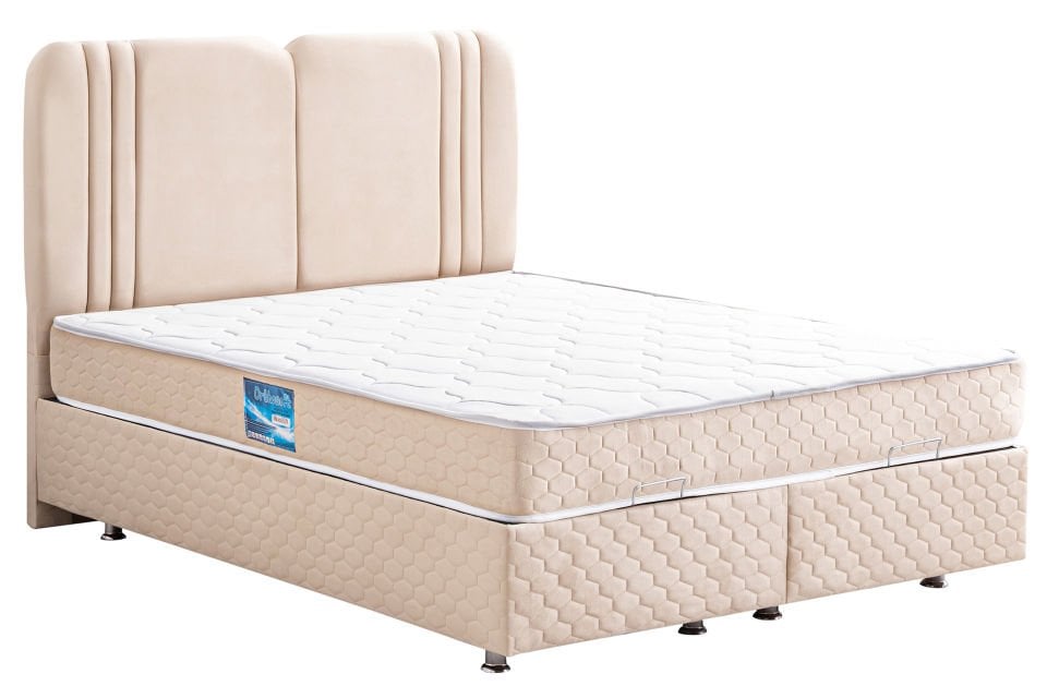 Paul Baza Başlık Orthosoft Yatak Seti 180 x 200 - Krem