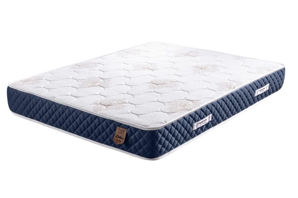 Deluxe Ortopedik Yaylı Yatak Lacivert - 90x190