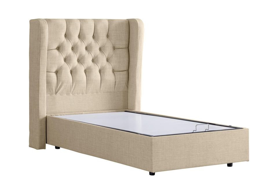 Riga Baza Başlık Seti 120 x 200 - Krem
