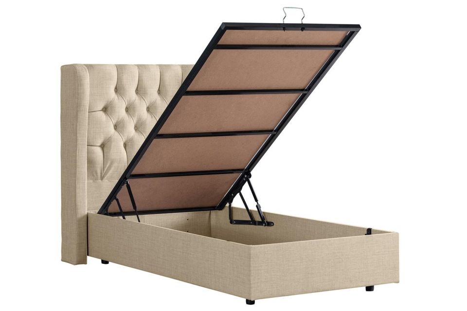 Riga Baza Başlık Seti 120 x 200 - Krem