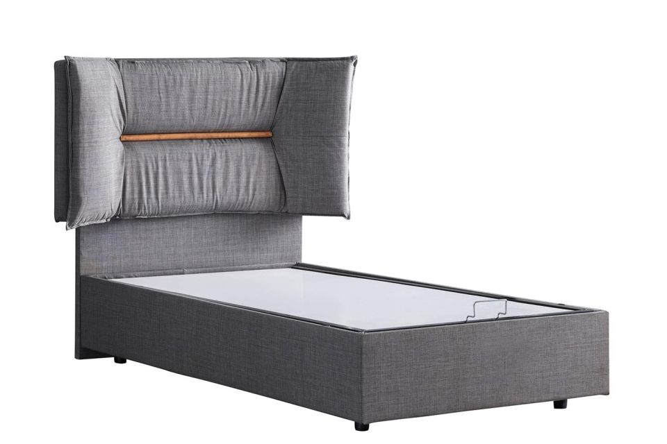 Lizbon Baza Başlık Seti 100 x 200 - Gri