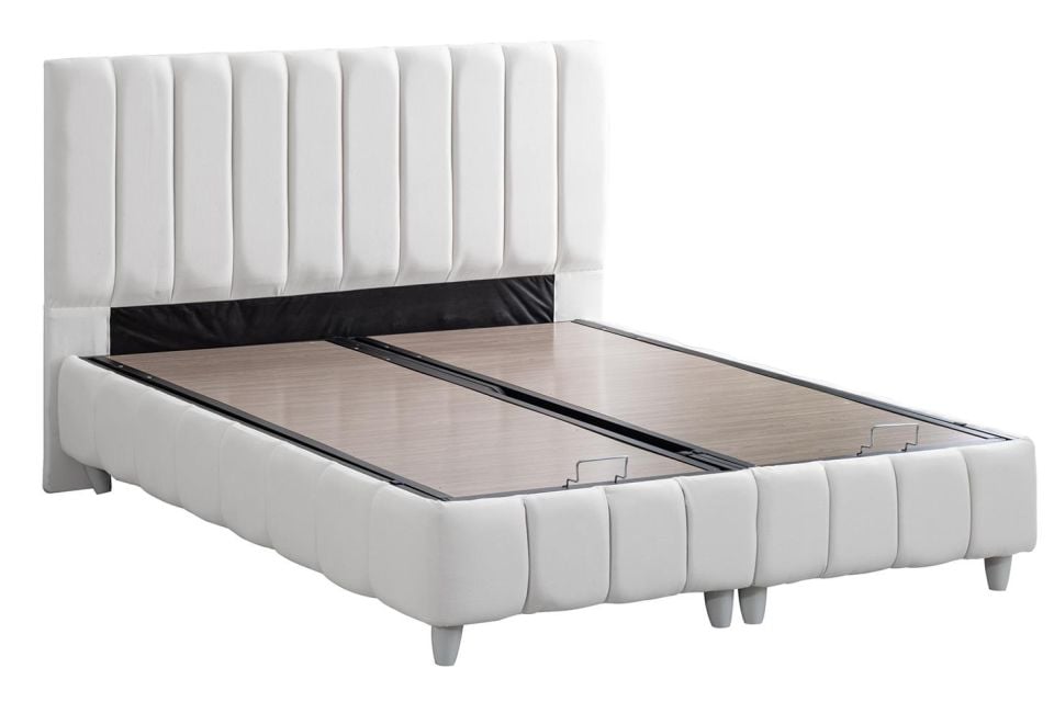 Narva Baza Başlık Real Pedli Yatak Seti 120 x 200 - Beyaz
