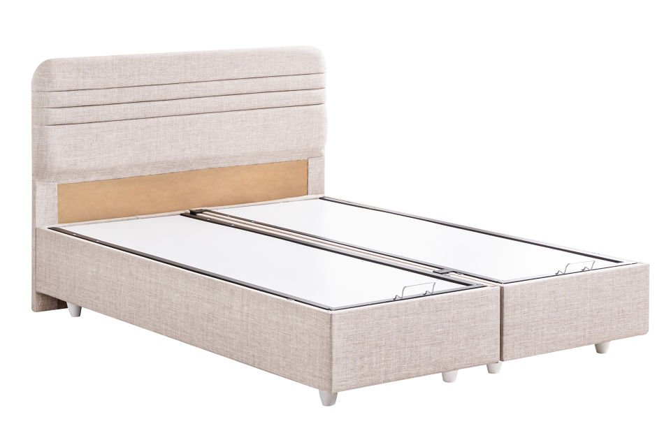 Mila Baza Başlık Orthosoft Yatak Seti 140 x 190 - Krem