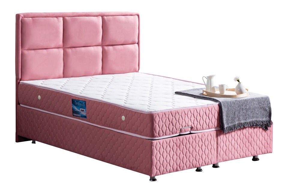 Grand Baza Başlık Ortho Soft Yatak Seti 150 x 200 - Pembe